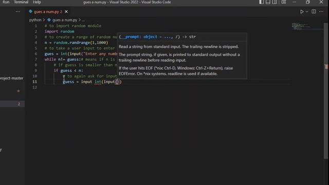 How to code a simple game in Python (using vscode) смотреть онлайн