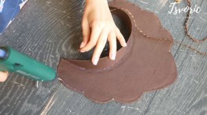 Cardboard kokoshnik / Кокошник из картона / Быстро и легко  DIY TSVORIC