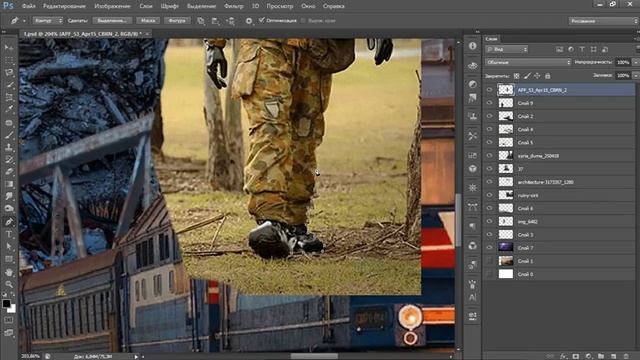 Заброшенный город | SPEED-ART (Photoshop) смотреть онлайн