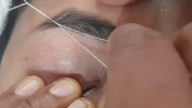 Free beautician training Threading class - 4/ eyebrow threading tutorial in Tamil/eyebrow threading смотреть онлайн