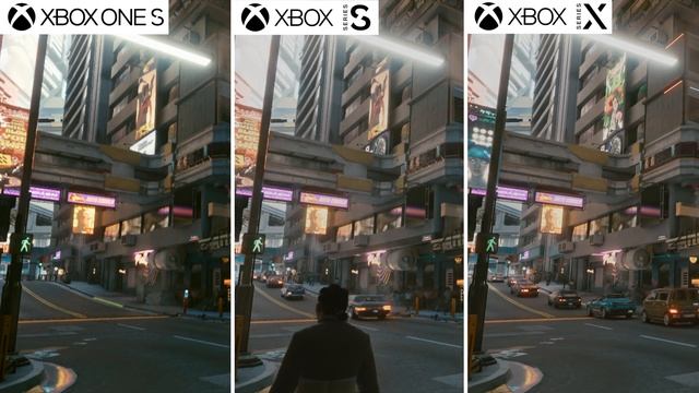 Cyberpunk 2077 Comparison - Xbox Series X vs. Xbox Series S vs. Xbox One S vs. PS5 vs. PS4 смотреть онлайн