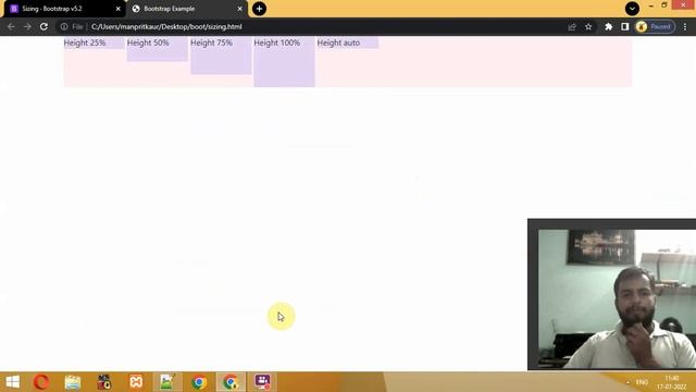 Bootstrap Sizing in Bootstrap5 W 75 H 75 in Hindi Urdu смотреть онлайн