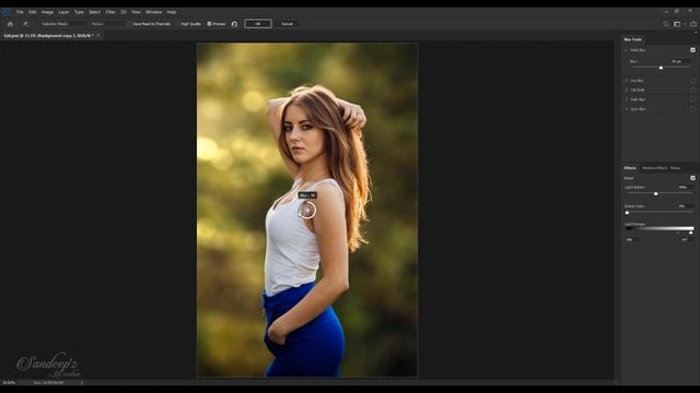 How to Blur Photo Background in Photoshop | Photoshop Tutorial смотреть онлайн
