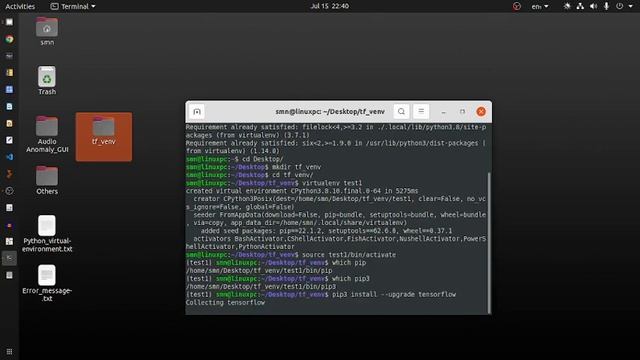 Python virtual environment смотреть онлайн