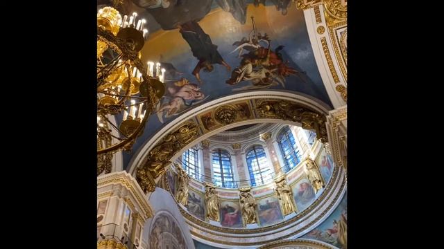 Санкт Петербург. Колоннада Исаакиевского собора и внутри. 5 сентября смотреть онлайн