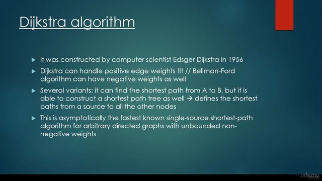 dijkstra algorithms in data structure смотреть онлайн
