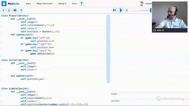 Projektowanie gier w Python na przykładzie gry Space Invaders - Lekcje informatyki Pixblocks смотреть онлайн