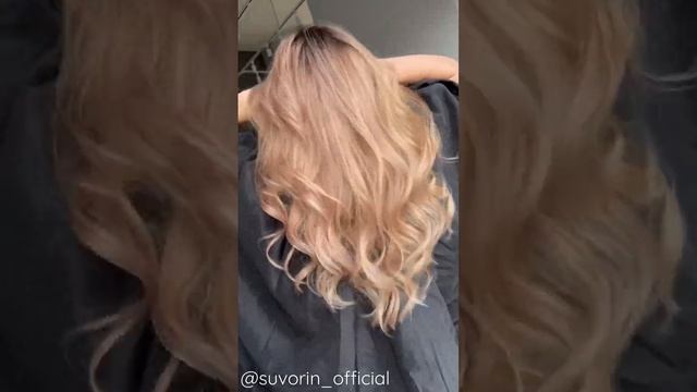 Балаяж, окрашивание волос, блонд, от Суворина Сергея смотреть онлайн