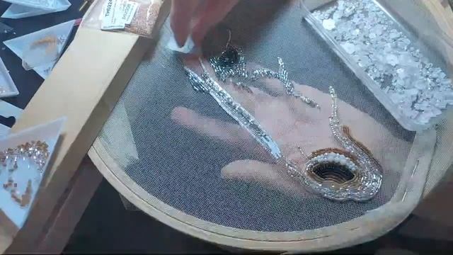 Beaded Horse. Beading Process