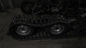 Гусеничный модуль для мотоцикла