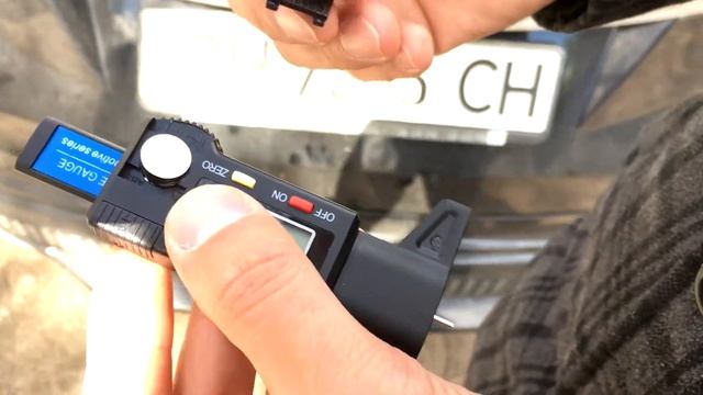 Глубиномер проверки протектора шин! Обзор смотреть онлайн