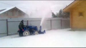 Роторный снегоуборщик для трактора Скаут, Файтер. Селпер от МТДпривод