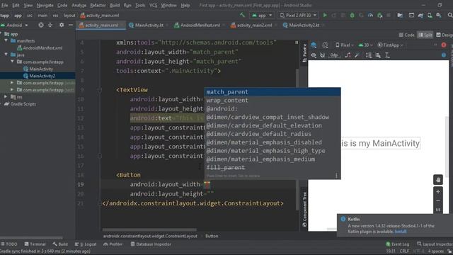 What is an Android Activity? - Android development tutorial for beginners - Kotlin смотреть онлайн