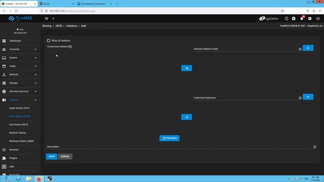 How To Configure ISCSI (Block Share) In TrueNAS/FreeNAS