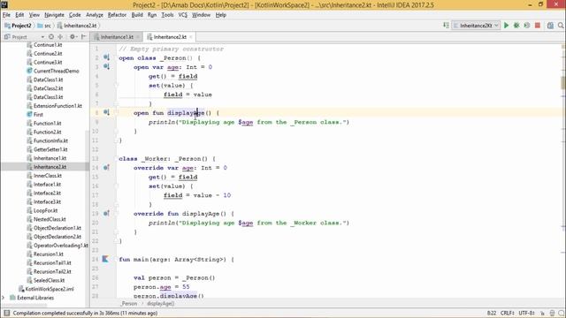 Kotlin - Abstract Class смотреть онлайн