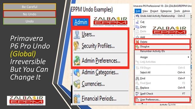 Part 1- Undo Tips in Primavera P6 смотреть онлайн