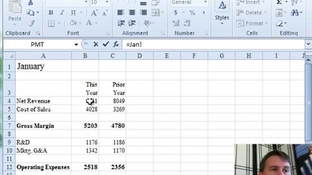 Excel - Spearing through worksheets using 3D References - Episode 1211.117 смотреть онлайн