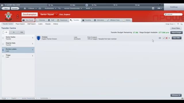 Football Manager 2012 - Transfers - Ep.3 смотреть онлайн
