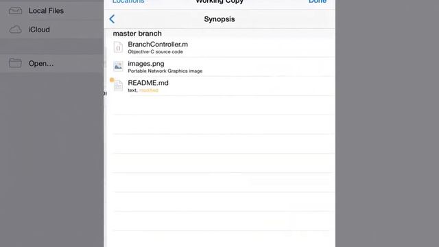 Working Copy, read/write Git client for iOS 8 смотреть онлайн