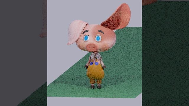 Анимация куклы в Blender 3d. Проба походки