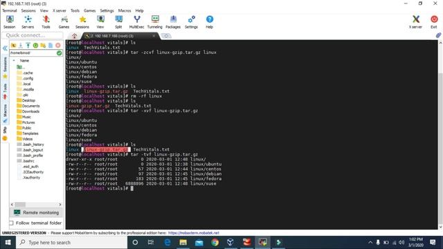 #18 - tar Compression in Linux CentOS 8 смотреть онлайн