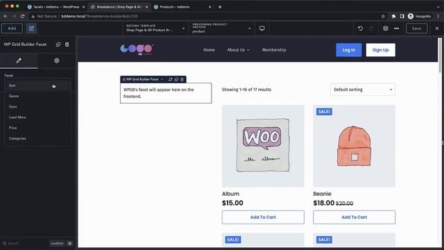 Cómo crear filtros en tiempo real para WooCommerce con Breakdance y GridbuilderWP смотреть онлайн