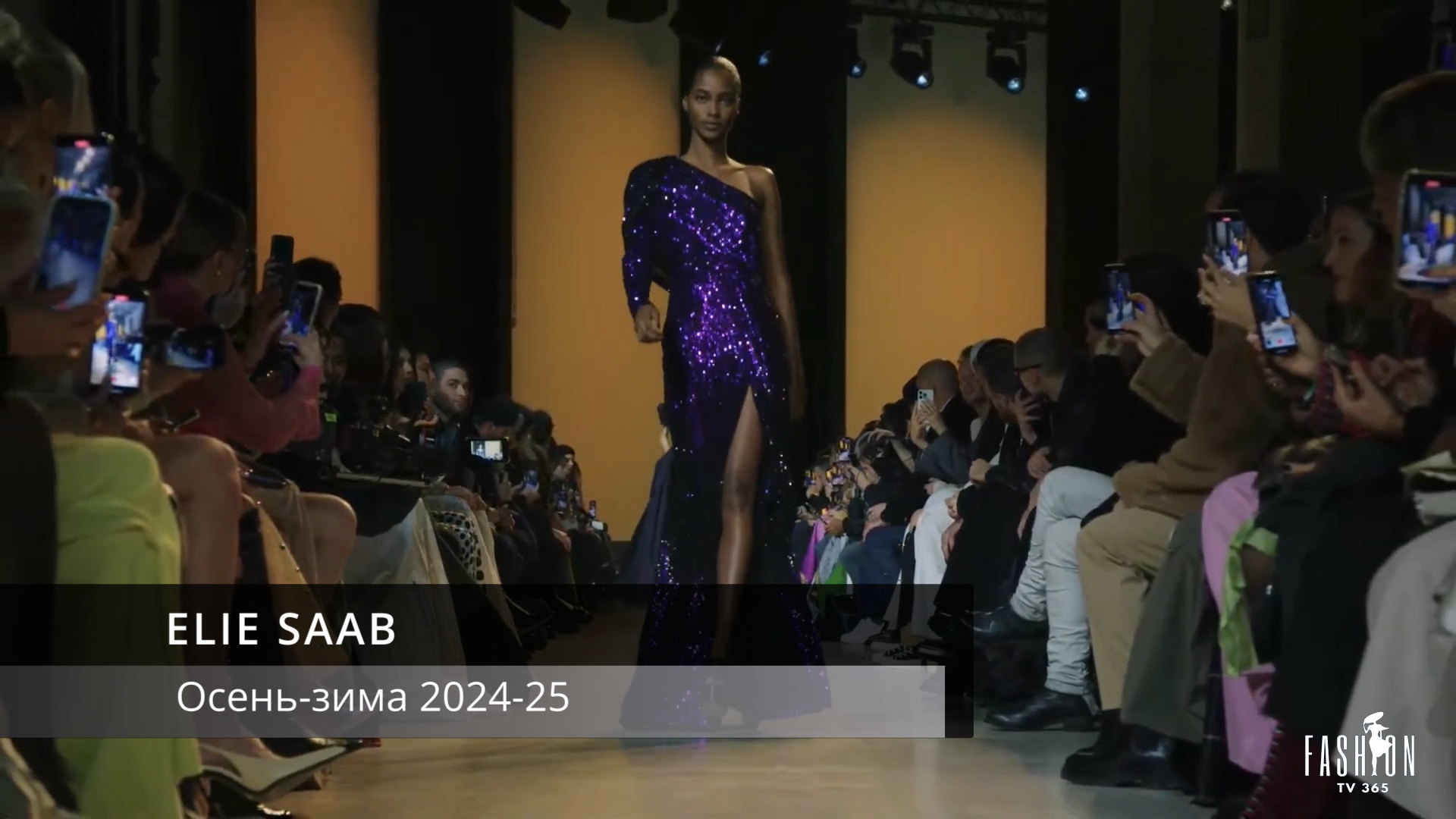 ELIE SAAB осень-зима 2024-25 смотреть онлайн