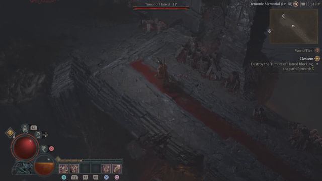Diablo 4 | Destroy the Tumors of Hatred Blocking the Path Forward - Descent смотреть онлайн