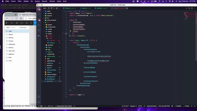 Aula 10 - Curso React Native + Typescript - Criando tela de Login смотреть онлайн