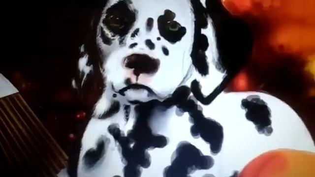 Далматинец . Рисуем в ускоренной съёмке . смотреть онлайн