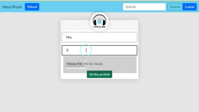 Musicgramm | MusicWorld in Django | Django amaliyot смотреть онлайн