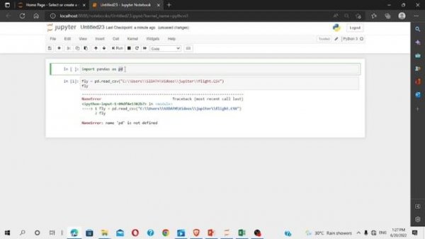 How import Excel file to Jupyter notebook