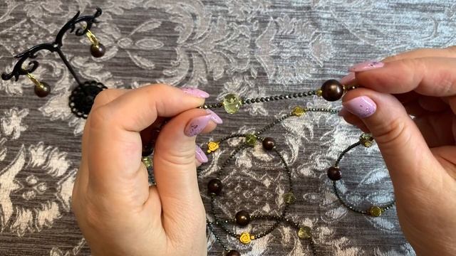 АВТОРСКИЕ УКРАШЕНИЯ ОТ ОЛЬГИТЫ | жемчуг, лимонный топаз, пирит, гематит | 115 смотреть онлайн