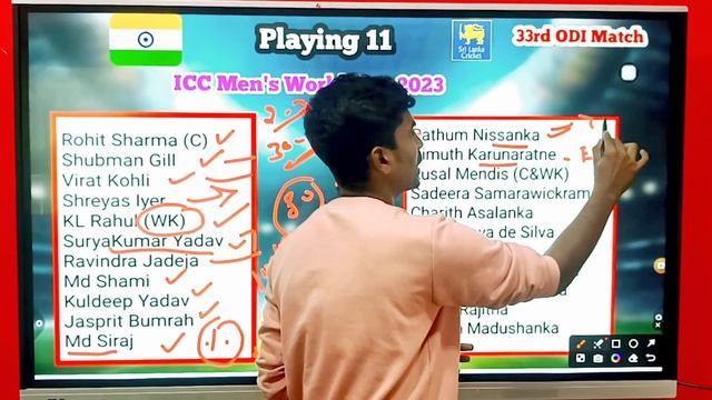 IND vs SL ICC WORLD CUP 33rd Match Dream11 Prediction TAMIL , INDIA ? SRI LANKA #cwc2023 смотреть онлайн