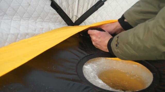 Трехслойная палатка Fishhouse 3TF с полом смотреть онлайн