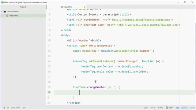 Custom Events in Javascript (CustomEvent) смотреть онлайн