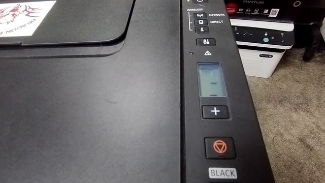 Canon G3411 как быстро прокачать чернила и убрать воздух без Компьютера смотреть онлайн