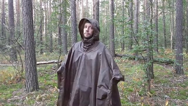 Накидка-Пончо. Сплав. Защита от дождя. Forest travel. Protection from rain смотреть онлайн