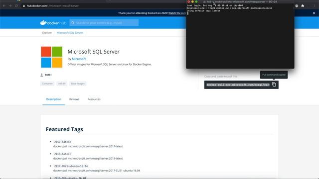 Ep 1: PH Prepping SQL Server using Docker on Mac OS X (Pull Sql Server Image) смотреть онлайн