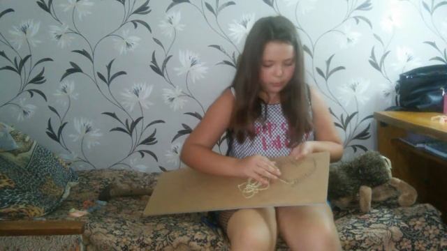 Как сделать сердечко из ниток смотреть онлайн