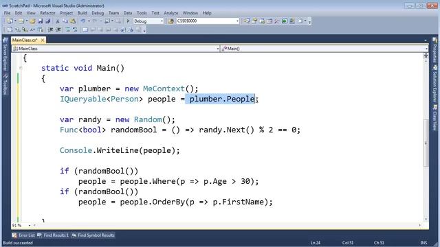 C# Building Queries at Runtime смотреть онлайн