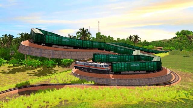 3 TRAINS vs LITTLE PYRAMID RAILROAD TRACK | CROSSING FORKED DIAMOND TRACK-Trainz Simulator 2019 смотреть онлайн