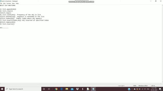 Tuple and list concept using python смотреть онлайн
