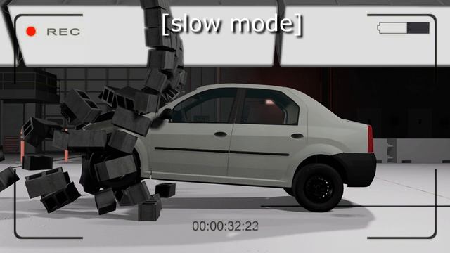 РЕНО ЛОГАН ПРОТИВ СТЕНЫ. Что крепче? BeamNG Crash-Test смотреть онлайн