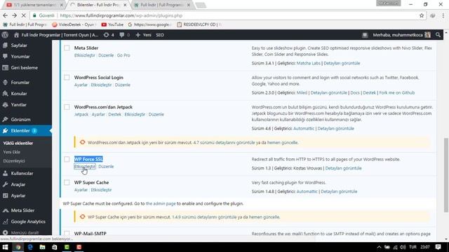 HTTP HTTPS'YE YÖNLENDİRME WORDPRESS SESLİ ANLATIM смотреть онлайн