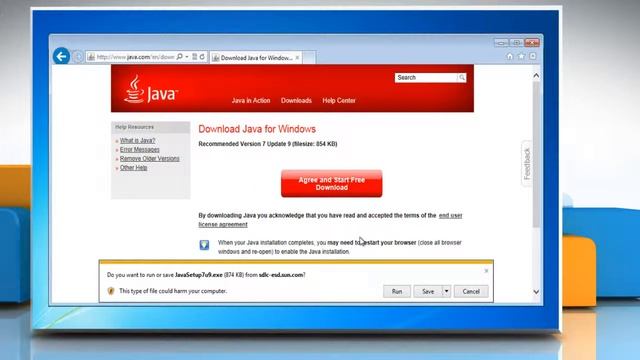 How to install Java® in Internet Explorer® 10 Preview on a Windows® 7 PC смотреть онлайн