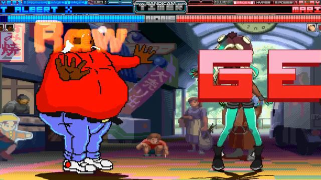 Mugen: Fat Albert X4 vs Tatsumaki, Yagumo, Marina and Juri Han смотреть онлайн