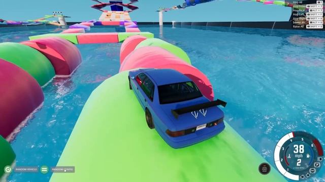 Can I Survive this IMPOSSIBLE Stunt Death Run in BeamNG Drive Mods?! смотреть онлайн