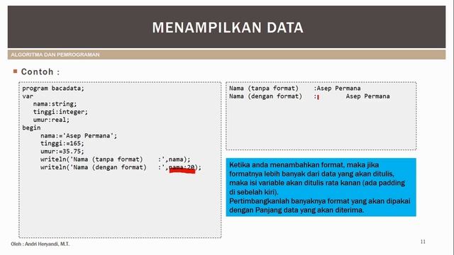 Dasar-Dasar Pemrograman Berbahasa Pascal dengan Dev Pascal смотреть онлайн