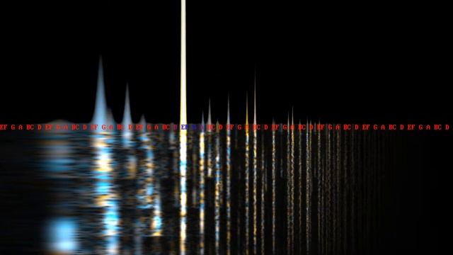 Example of ffmpeg's `showcqt' смотреть онлайн